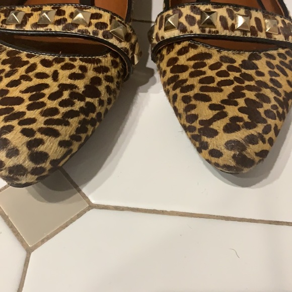 Rebecca Minkoff Calf Hair leopard loafers sz 9 - Picture 6 of 6